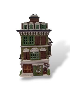 Department 56 Dickens Village "The Flat of Ebenezer Scrooge" 1989 NEW NO LIGHTS